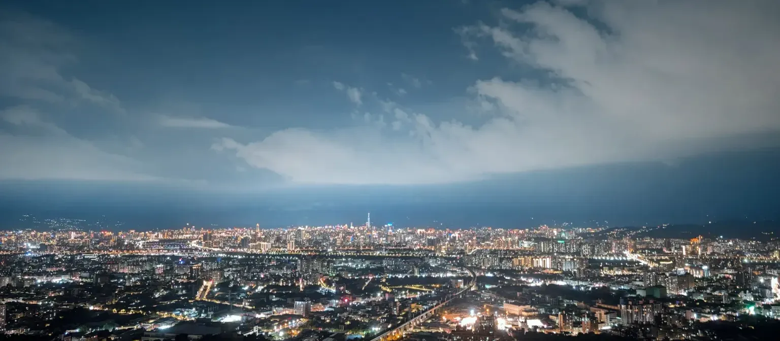 樹林大同山觀景台 - 新北市夜景